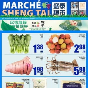Image de la Promotion Circulaire Marché Sheng Tai