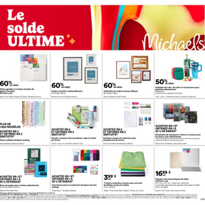 Image de la Promotion Circulaire Michaels