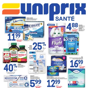 Image de la Promotion Circulaire Uniprix - Santé à Boucherville