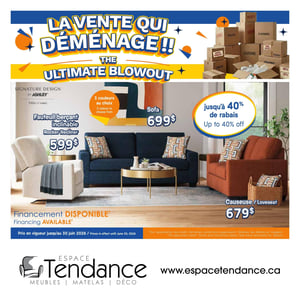 Image de la Promotion Circulaire Meubles Espace Tendance