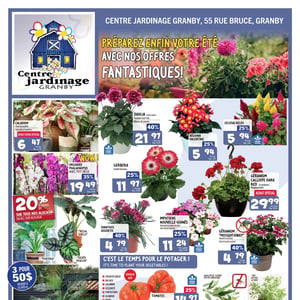 Image de la Promotion Circulaire Centre Jardinage Granby