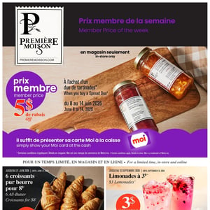 Image de la Promotion Circulaire Première Moisson