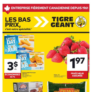 Image de la Promotion Circulaire Tigre Géant à Québec