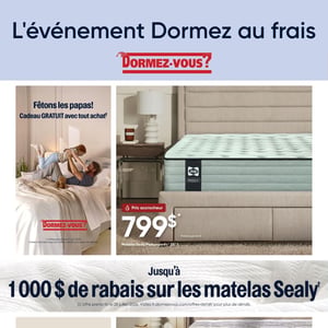Image de la Promotion Circulaire Dormez Vous à Québec