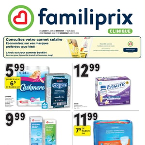 Image de la Promotion Circulaire Familiprix - Clinique à Québec