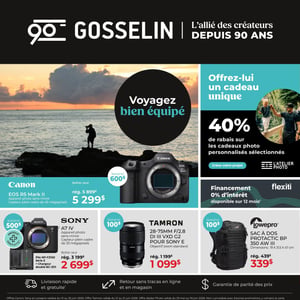 Image de la Promotion Circulaire Gosselin Photo
