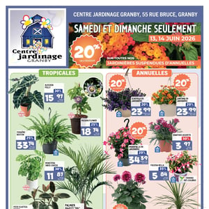 Image de la Promotion Circulaire Centre Jardinage Granby