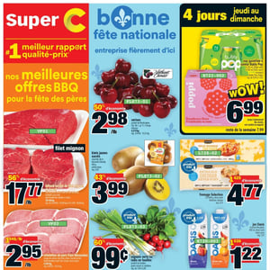 Image de la Promotion Circulaire Super C à Kirkland