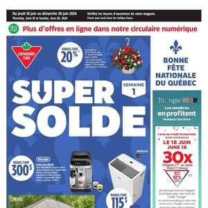 Image de la Promotion Circulaire Canadian Tire à Kirkland