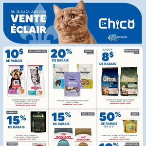 Image de la Promotion Circulaire Chico Boutique d'Animaux