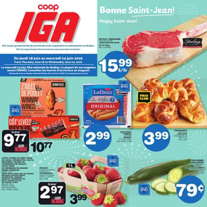 Image de la Promotion Circulaire IGA Coop - Îles de la Madeleine