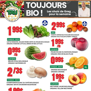 Image de la Promotion Circulaire TAU Marché d'alimentation Naturelle - Biologique