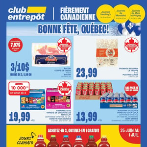 Image de la Promotion Circulaire Club Entrepôt