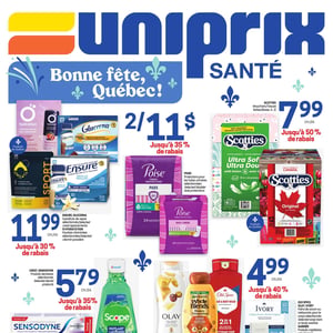 Image de la Promotion Circulaire Uniprix - Santé