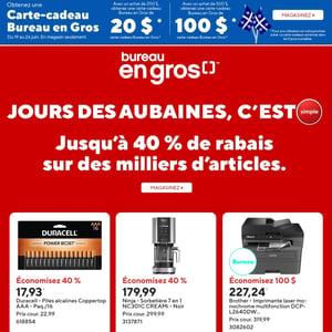 Image de la Promotion Circulaire Bureau en Gros
