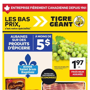 Image de la Promotion Circulaire Tigre Géant