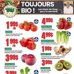 Image de la Promotion Circulaire TAU Marché d'alimentation Naturelle - Biologique