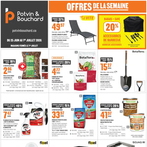 Image de la Promotion Circulaire Potvin & Bouchard