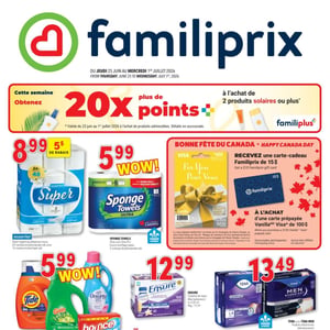 Image de la Promotion Circulaire Familiprix