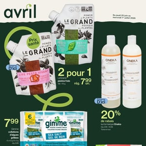 Image de la Promotion Circulaire Avril - Supermarché Santé