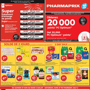 Image de la Promotion Circulaire Pharmaprix à Longueuil