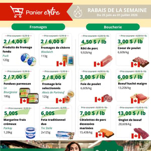 Image de la Promotion Circulaire Panier Extra