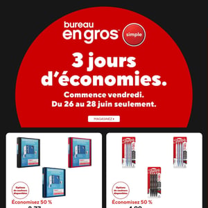 Image de la Promotion Circulaire Bureau en Gros