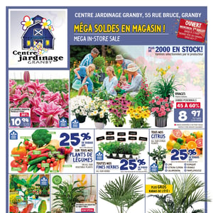 Image de la Promotion Circulaire Centre Jardinage Granby