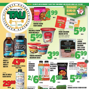 Image de la Promotion Circulaire TAU Marché d'alimentation Naturelle