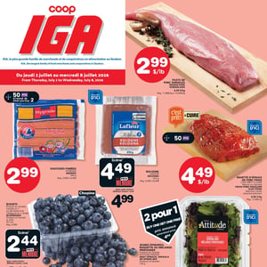Image de la Promotion Circulaire IGA Coop - Îles de la Madeleine