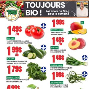 Image de la Promotion Circulaire TAU Marché d'alimentation Naturelle - Biologique