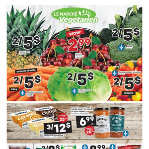 Image de la Promotion Circulaire Marché Végétarien