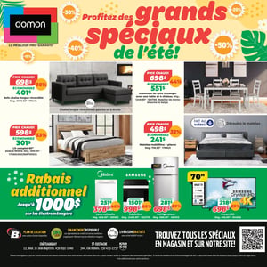 Image de la Promotion Circulaire Meubles Domon