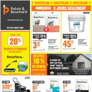 Image de la Promotion Circulaire Potvin & Bouchard