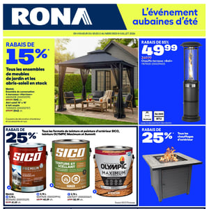 Image de la Promotion Circulaire Rona