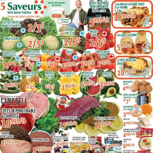 Image de la Promotion Circulaire Marché Le 5 Saveurs