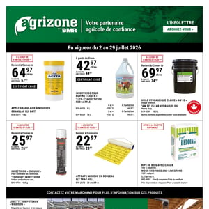 Image de la Promotion Circulaire BMR - Agrizone à Maniwaki