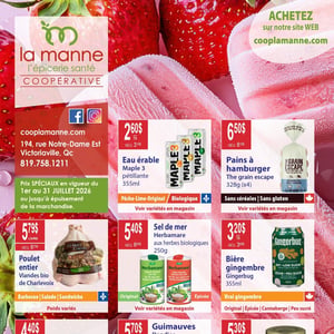 Image de la Promotion Circulaire Coopérative La Manne à Victoriaville