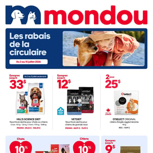 Image de la Promotion Circulaire Mondou à Montréal