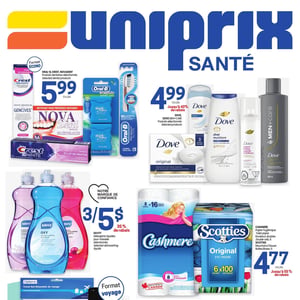 Image de la Promotion Circulaire Uniprix - Santé à Montréal