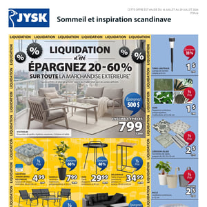 Image de la Promotion Circulaire Jysk à Saint-Jérôme