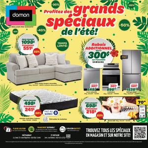 Image de la Promotion Circulaire Meubles Domon à Châteauguay