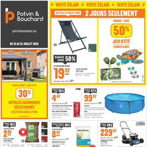Image de la Promotion Circulaire Potvin & Bouchard à Alma