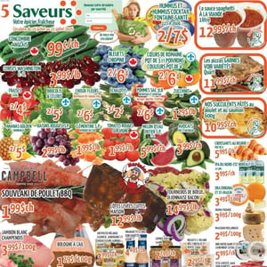 Image de la Promotion Circulaire Marché Le 5 Saveurs à Saint-Jérôme