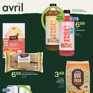 Image de la Promotion Circulaire Avril - Supermarché Santé à Granby