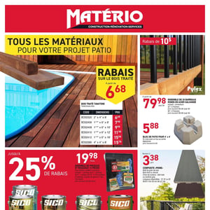 Image de la Promotion Circulaire Matério à Mirabel