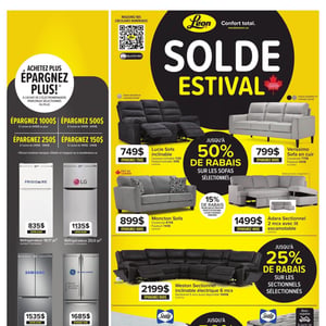 Image de la Promotion Circulaire Meubles Léon à Saint-Hubert