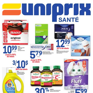 Image de la Promotion Circulaire Uniprix - Santé à Saint-Georges