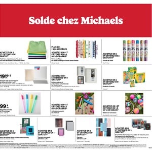 Image de la Promotion Circulaire Michaels à Gatineau