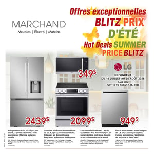 Image de la Promotion Circulaire Meubles Marchand - Blitz Prix d'Été à Val-d'Or
